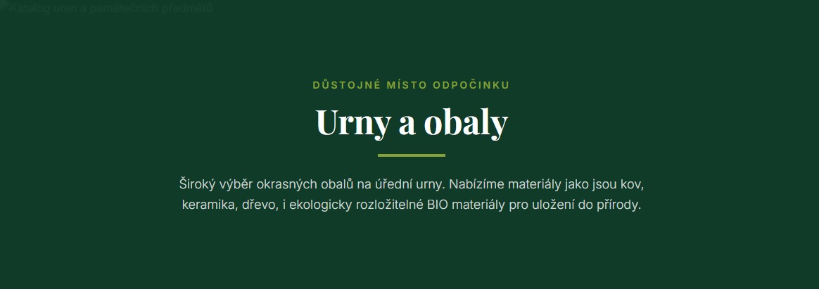 Urny a doplňky