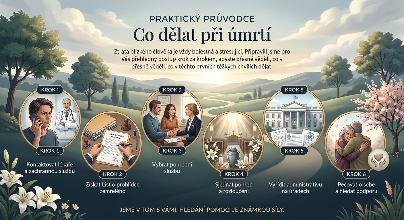Klid a opora pro pozůstalé